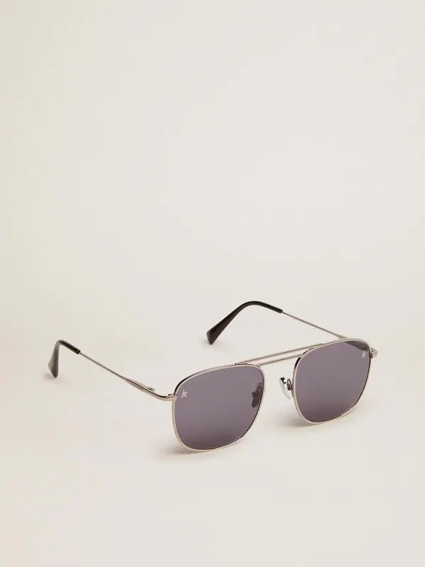 Roger aviator sunglasses with black frame and black lenses online