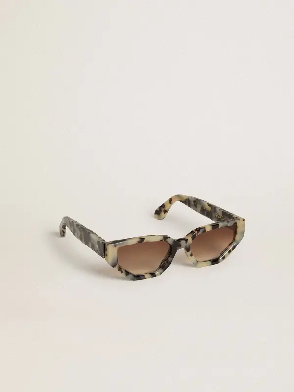 Jackie square sunglasses with tortoiseshell pattern online