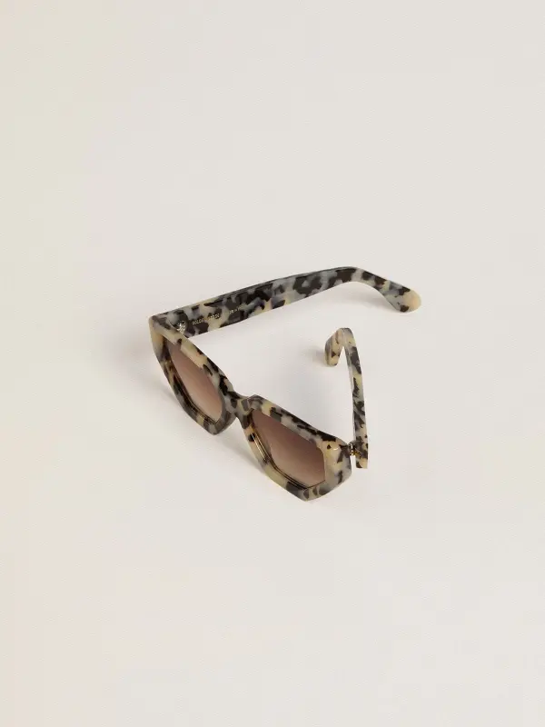 Jackie square sunglasses with tortoiseshell pattern online
