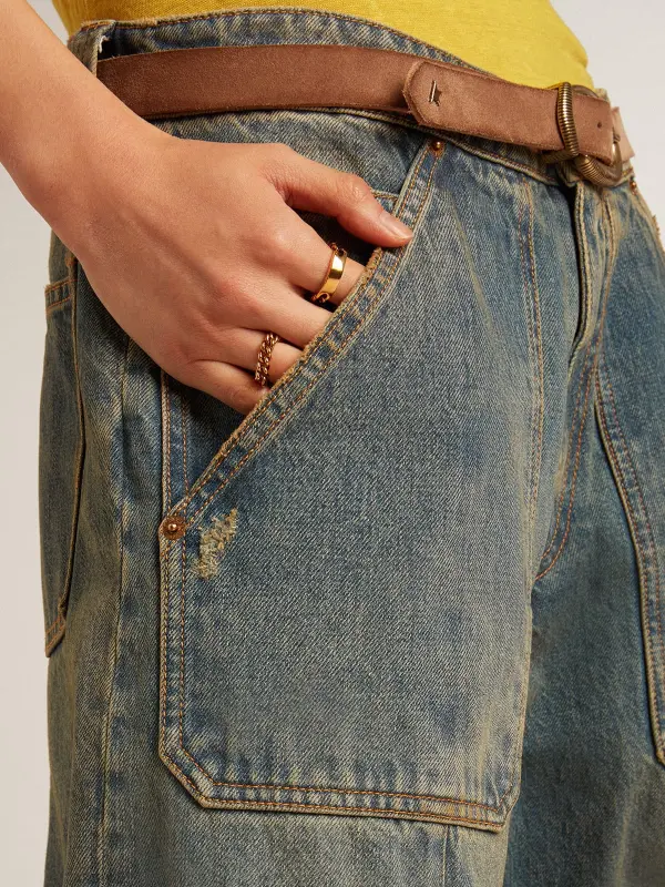 Ring in antique gold color with regular links online