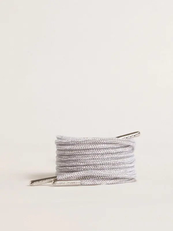 Silver laces with silver-colored Swarovski rhinestones online