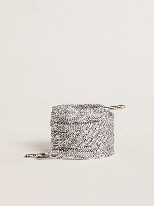 Silver lurex laces online