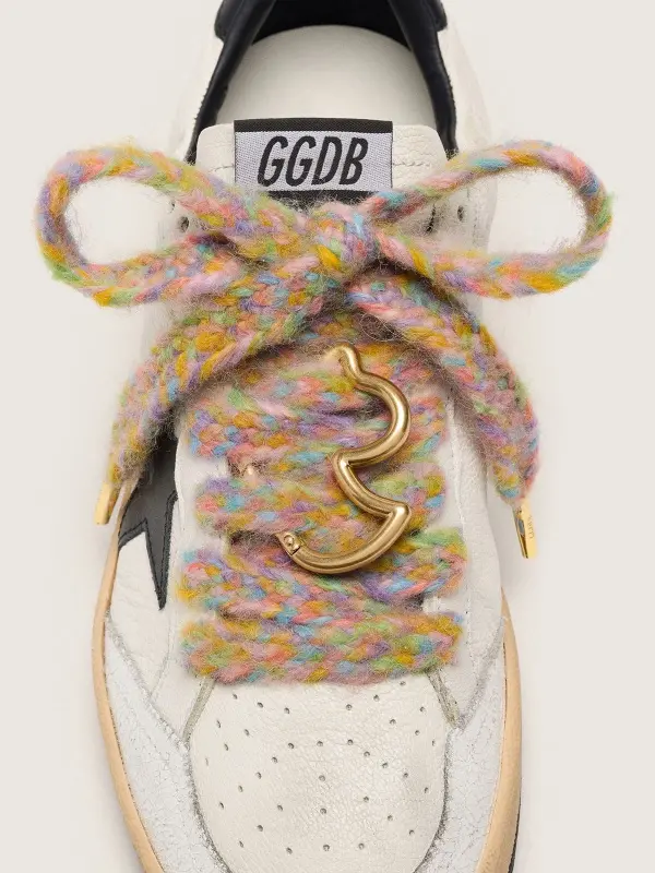 Skins "Playful" multicolor wool laces with duck-shaped snap hook online