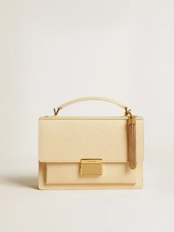 Tassel-shaped charm in antique gold-colored brass online