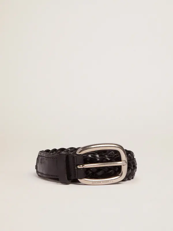 Women’s black leather belt – Golden Goose online