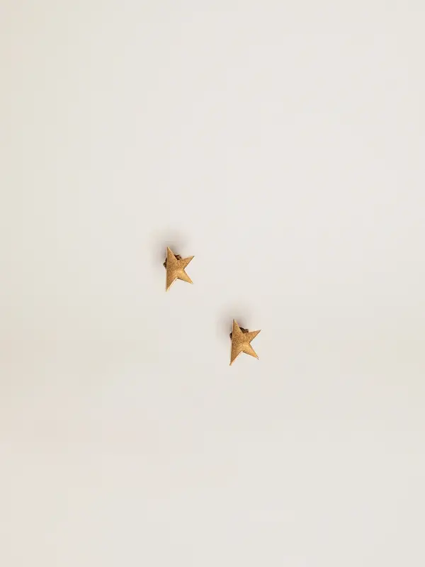 Women’s stud earrings in antique gold color online