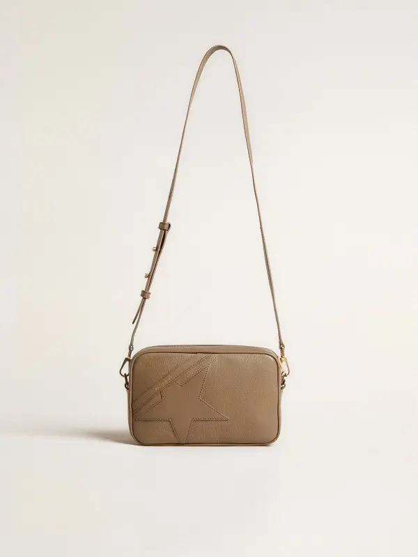 Star Bag in sage-green leather with tone-on-tone star online