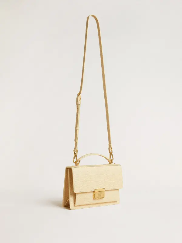 Venezia Bag in beige python-print leather with gold details online