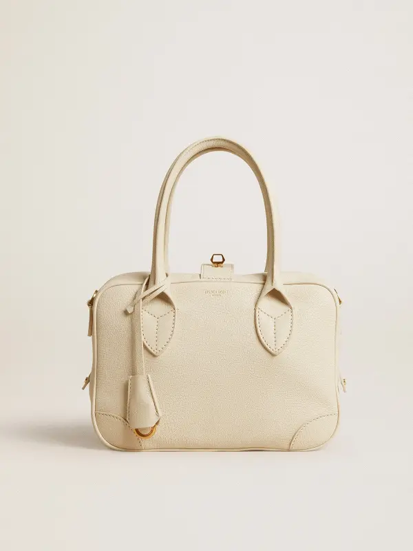 Vita Bag in butter-colored leather with gold details online
