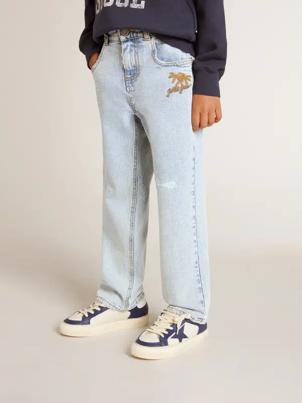 Boy’s light denim jeans online