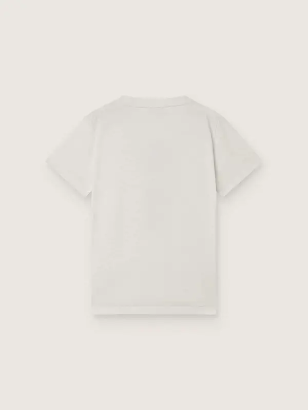 Journey T-shirt for boys in white cotton jersey with digital mascot print online