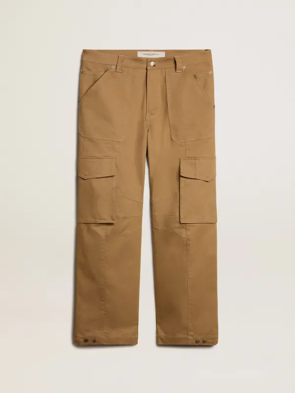 Beige khaki cargo pants online
