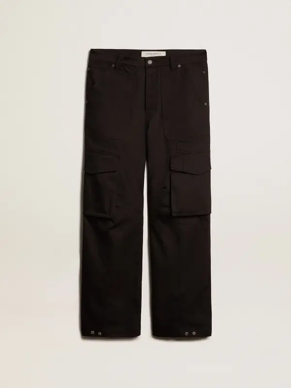 Black cargo pants online