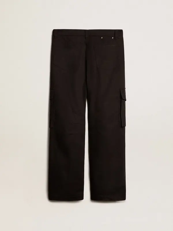 Black cargo pants online