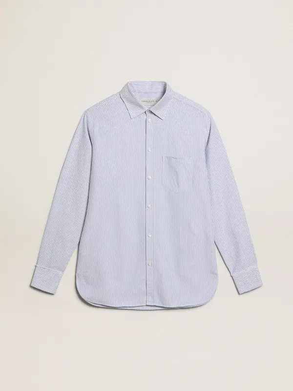 Men’s shirt with narrow stripes online