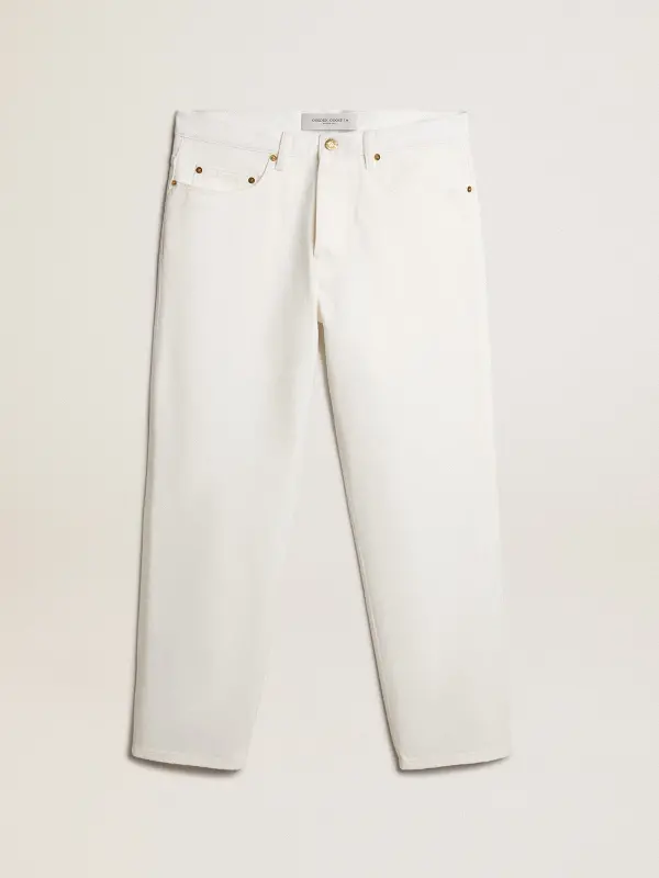 Men’s white denim pants online