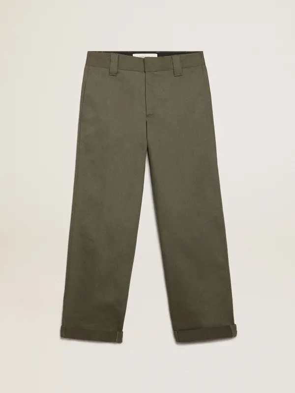 Military-green Golden Collection chinos online