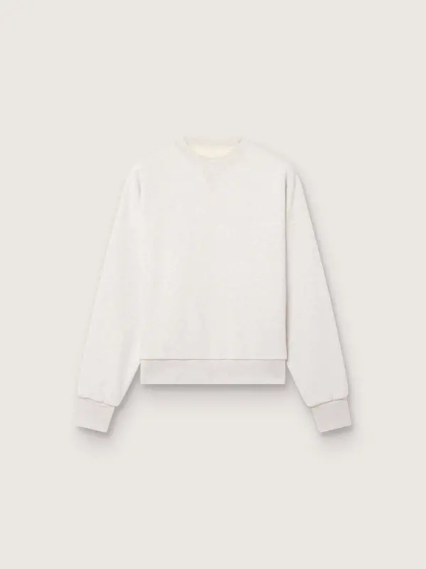 Star unisex sweatshirt in gray cotton with embroidery and crystals online