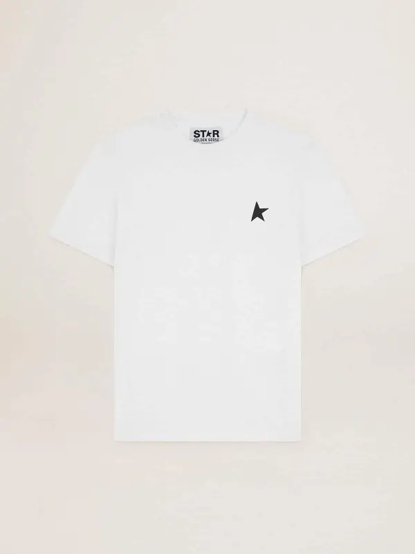 White Star Collection T-shirt with black star on the front online