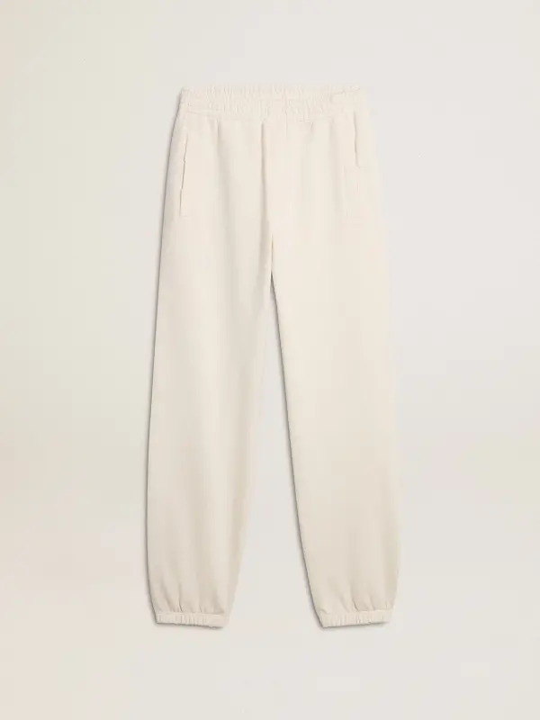 White joggers online