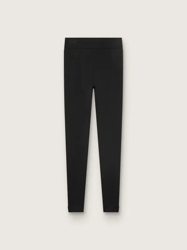 Women’s black high-waist sports leggings online