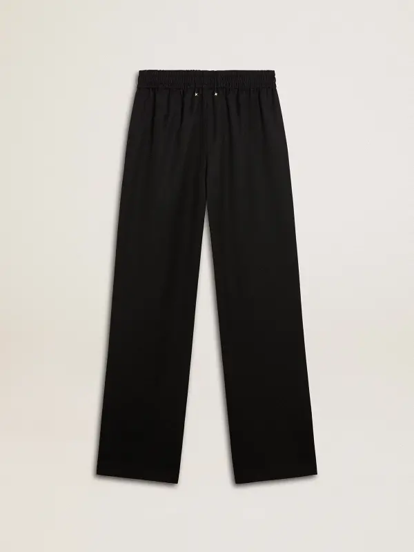 Women’s black lightweight wool joggers online