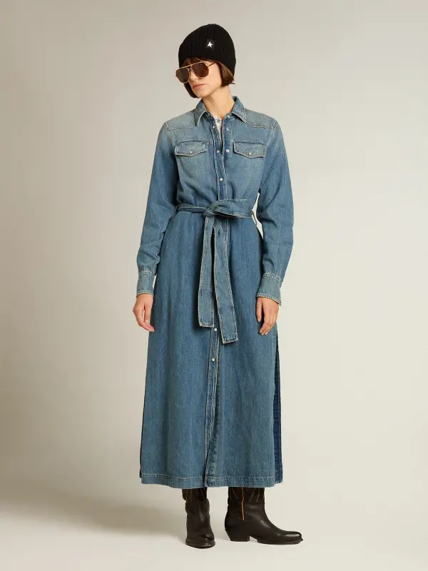 Women’s denim shirt dress – Golden Goose online