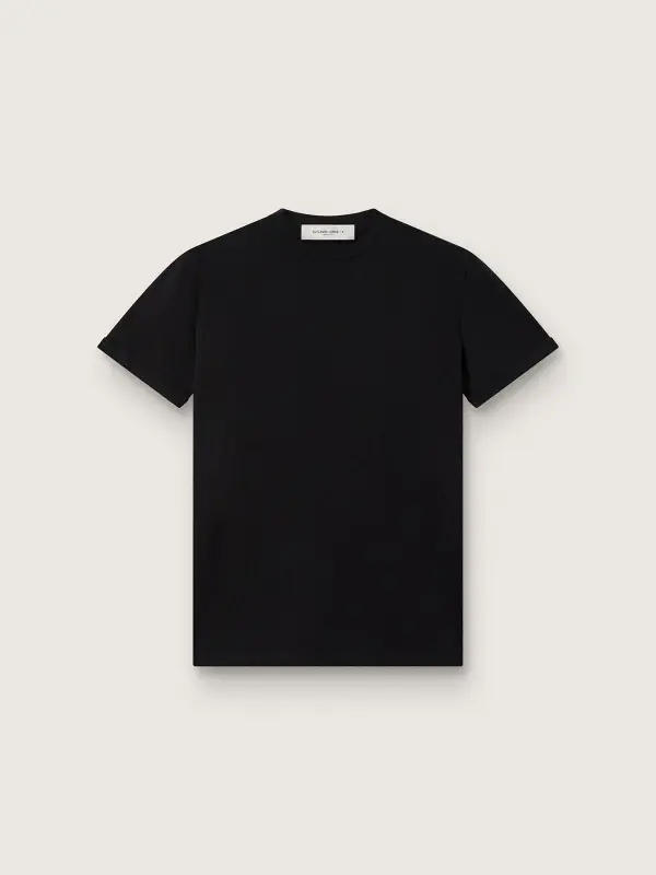 Women’s regular-fit distressed T-shirt in black online