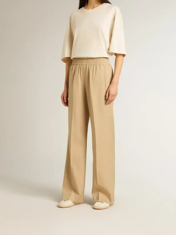 Women’s sand-colored joggers online