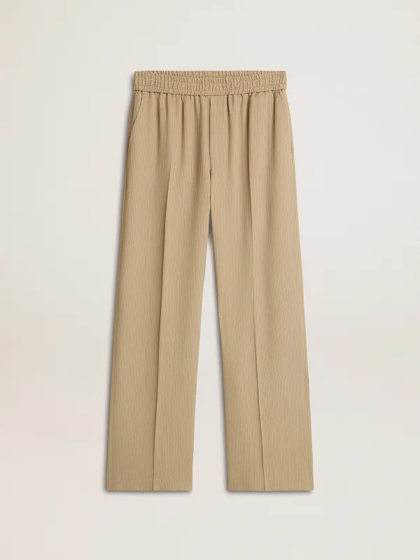 Women’s travertine-colored joggers online