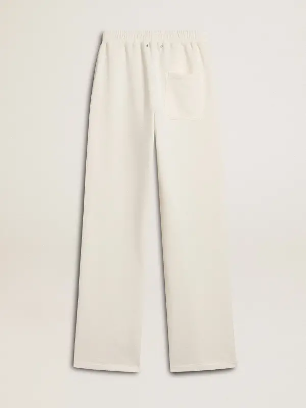 Women’s white cotton joggers online