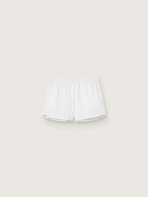 Women’s white double-layer sports shorts online