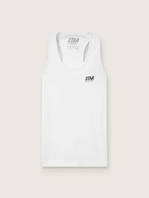 Women’s white sports tank top online