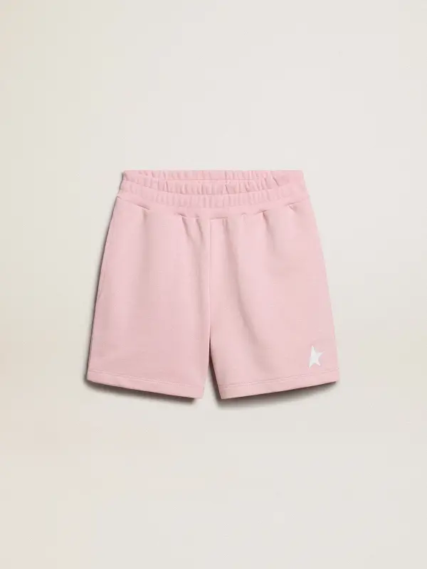Girl’s shorts in pink with white star online