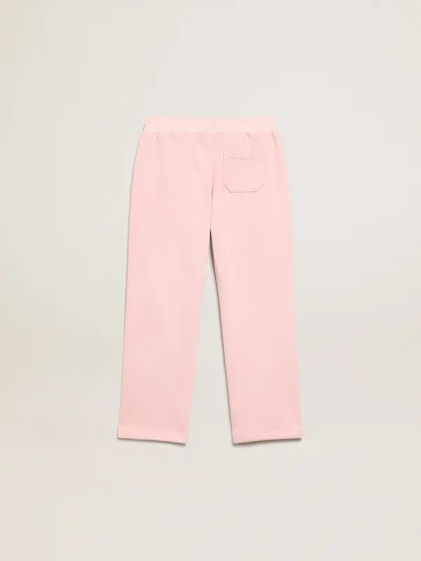 Pink joggers with glitter star on the front online
