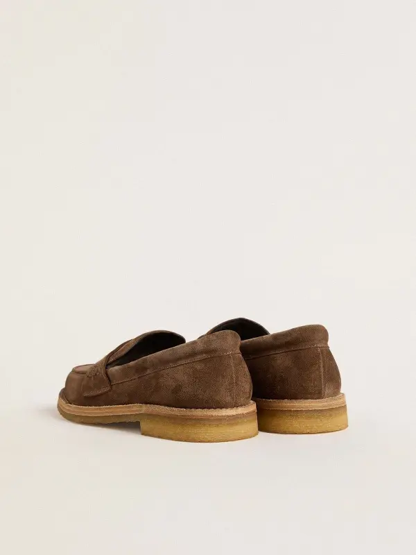 Men’s Jerry loafer in dove-gray suede online