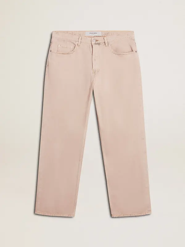 Men’s pink dyed jeans online
