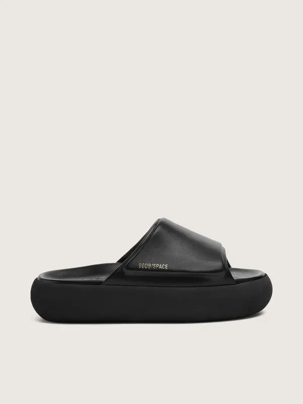 Men’s Space-Star slip-ons in black leather online