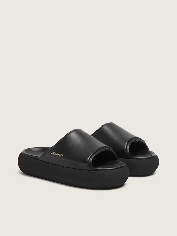 Men’s Space-Star slip-ons in black leather online