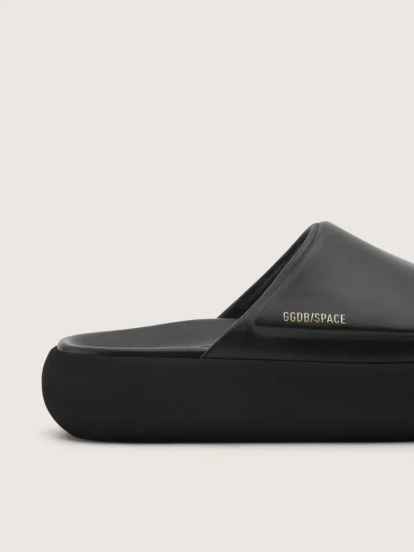 Men’s Space-Star slip-ons in black leather online