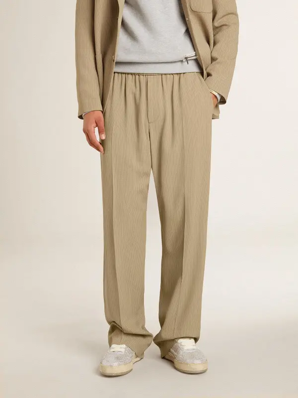 Men’s travertine-colored joggers online