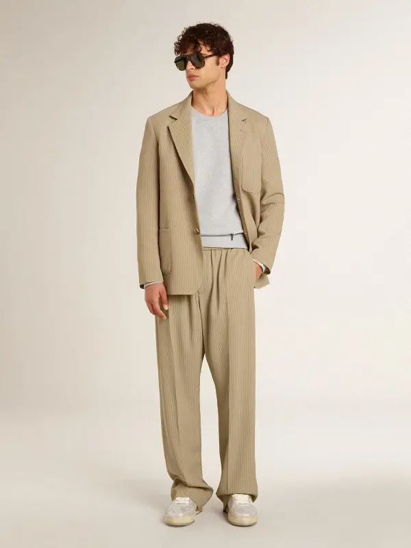 Men’s travertine-colored joggers online