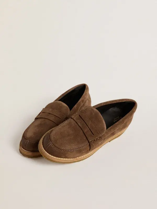 Women’s Jerry loafer in dove-gray suede online