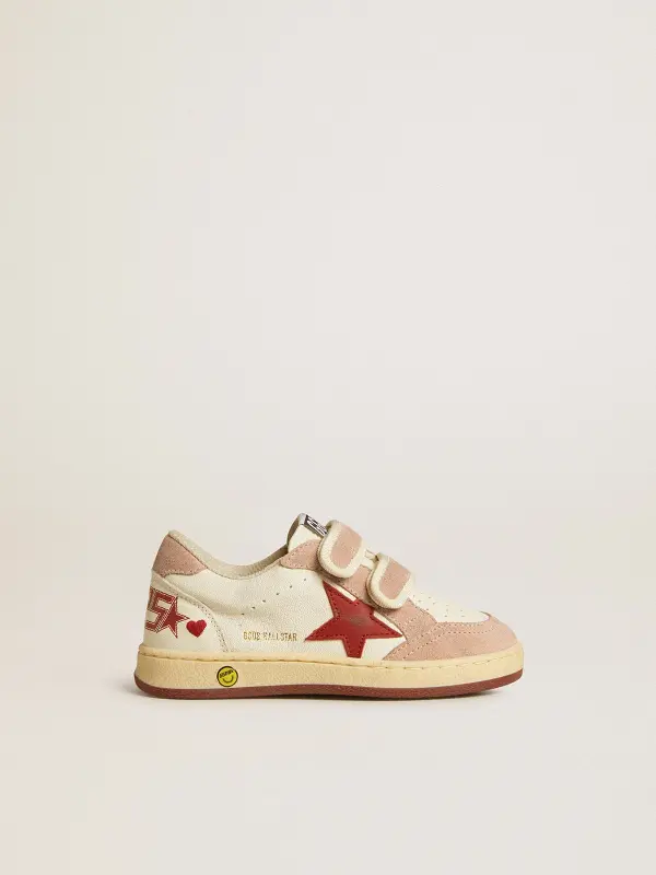 Ball Star Junior in nappa with nappa star and pink suede heel tab online