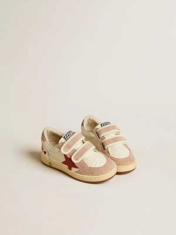 Ball Star Junior in nappa with nappa star and pink suede heel tab online