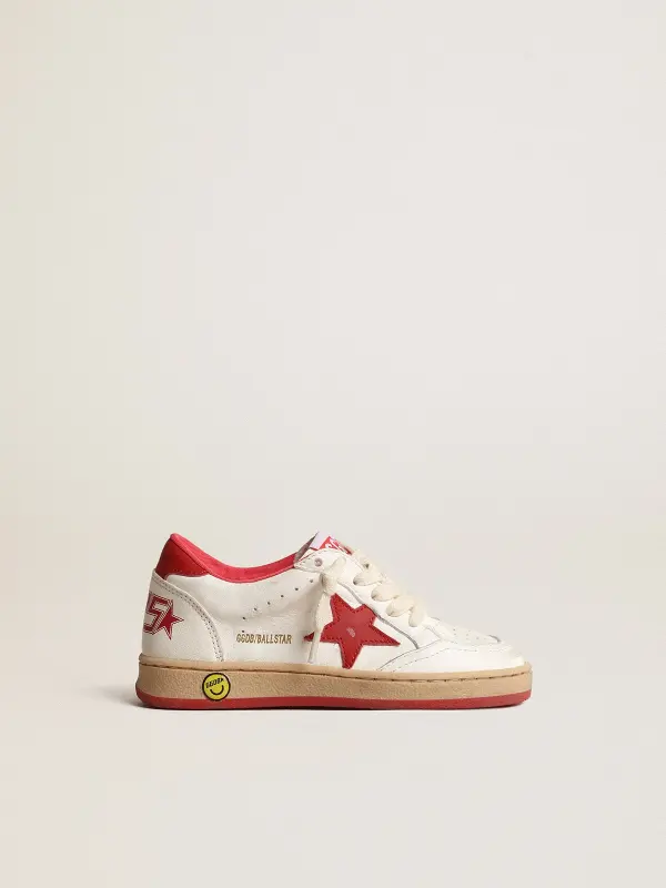 Ball Star Junior in nappa with red leather star and heel tab online