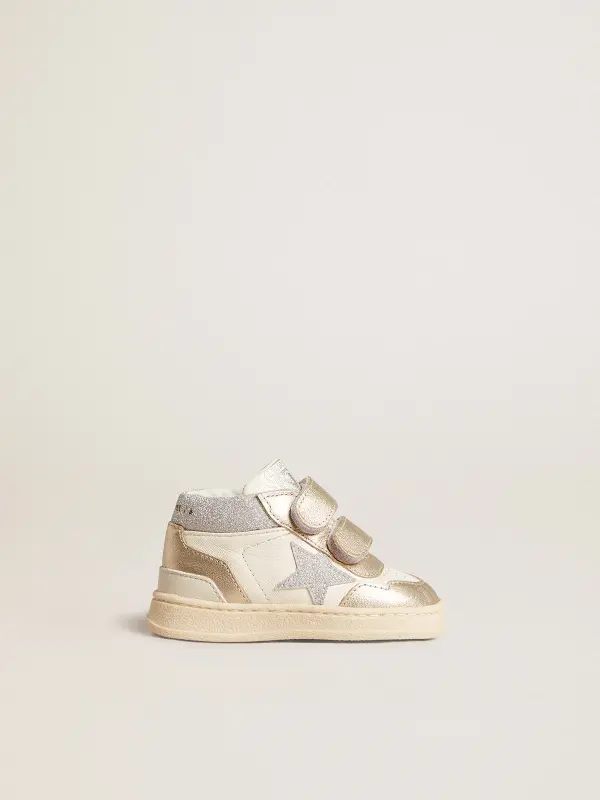 June Junior in nappa and metallic leather inserts with glitter star online