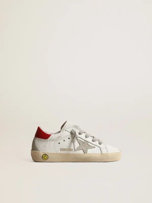 Super-Star Junior with suede star and red leather heel tab online