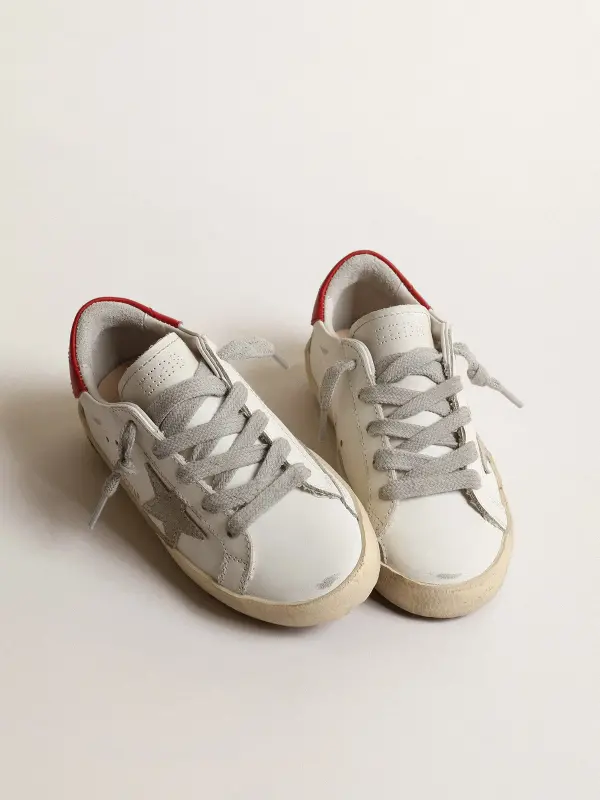 Super-Star Junior with suede star and red leather heel tab online