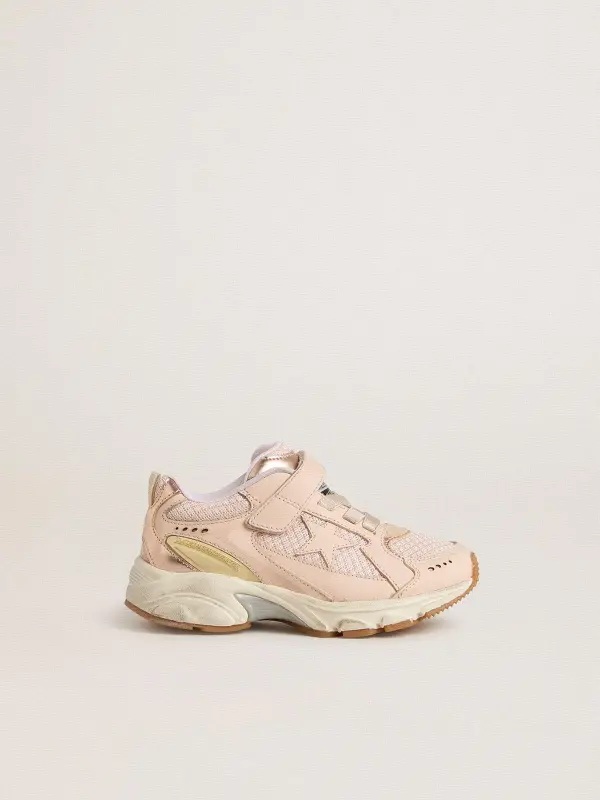 Young Lightstar in pink leather and mesh with pink leather star online